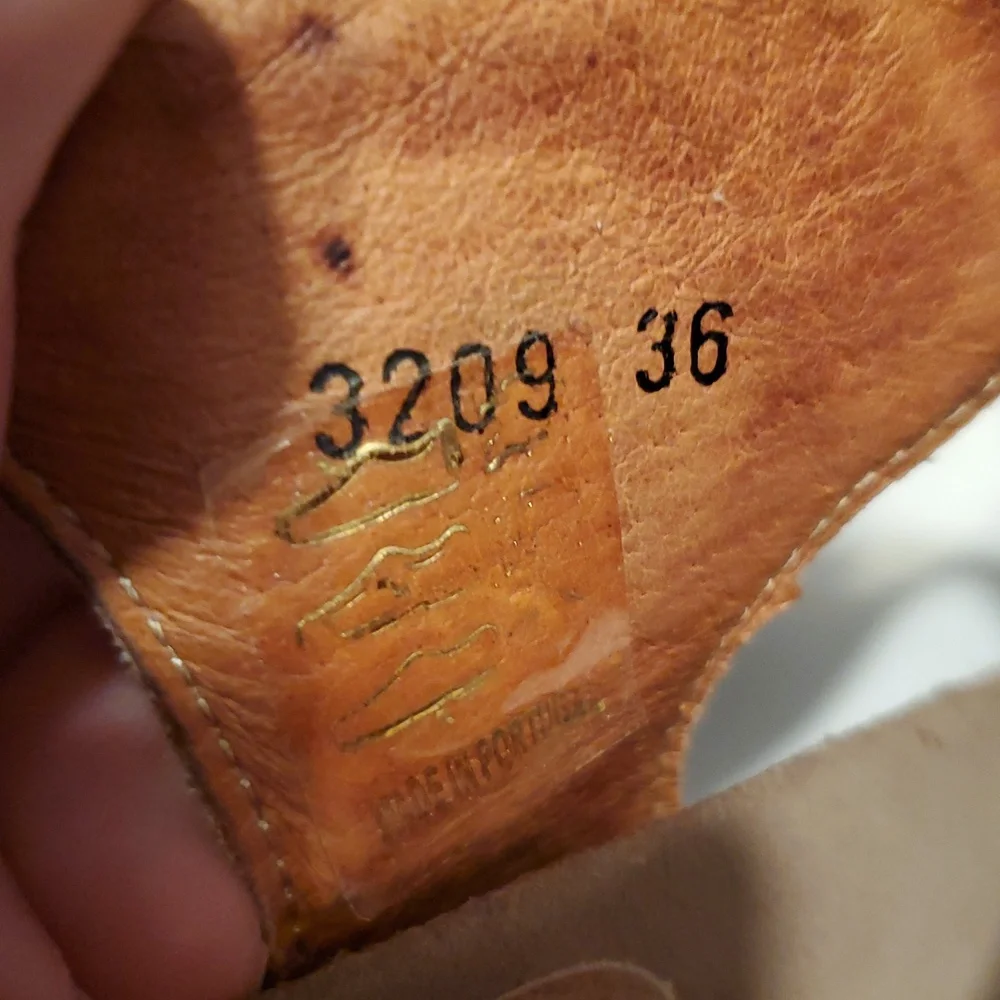 Taos Tan Carousel 3 Wedge Sandals Size 5/5.5 - Picture 8 of 10